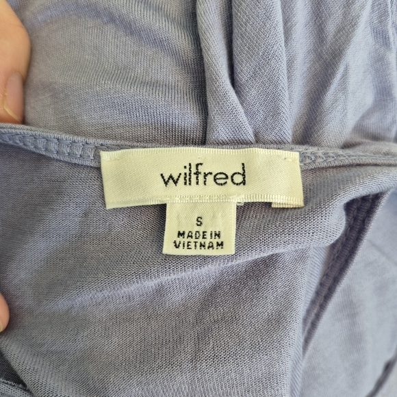 Wilfred Aritzia Women's Beach Purple Rayon Tank Top Size Small - Picture 3 of 4